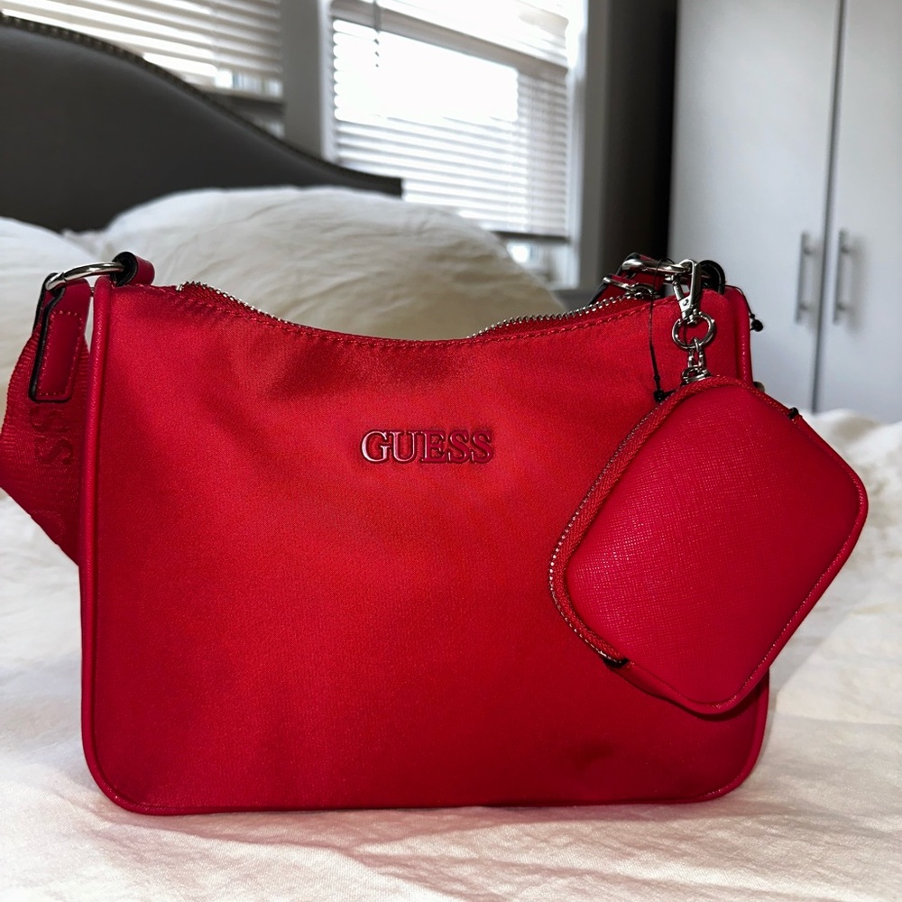 GUESS Red Crossbody Bag